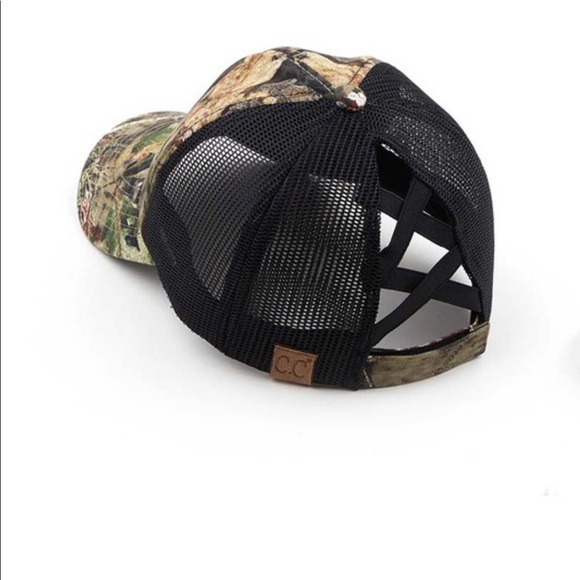Criss-Cross Ponytail Cap - Mossyoak